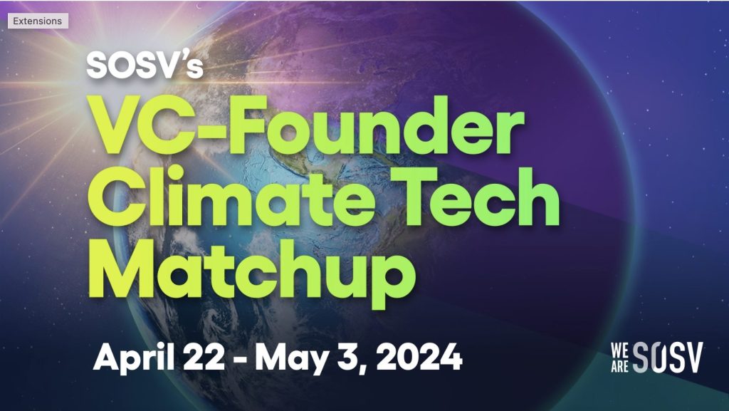 2024 Climate Tech VC-Founder Matchup